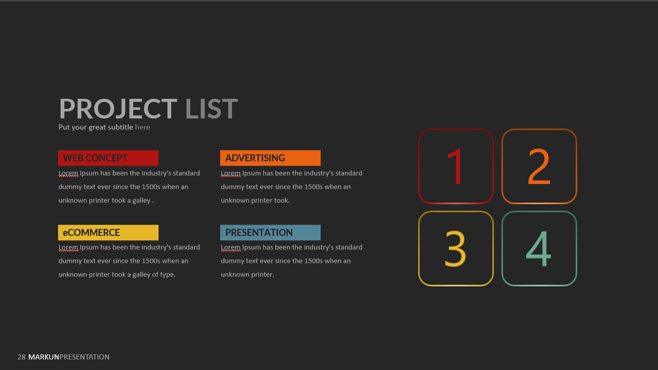 MARKUN PowerPoint template
