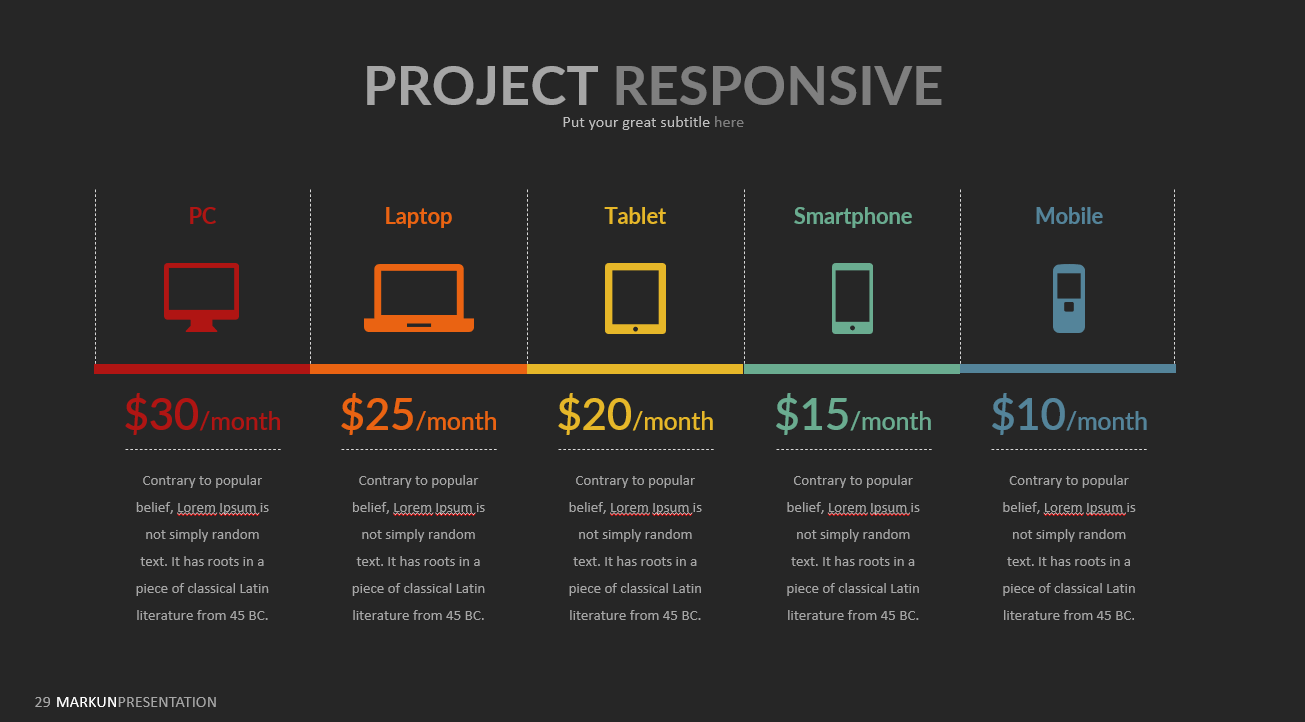 MARKUN PowerPoint template