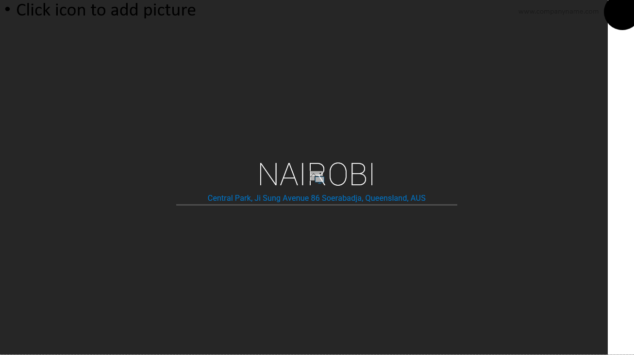 NAIROBI PowerPoint template