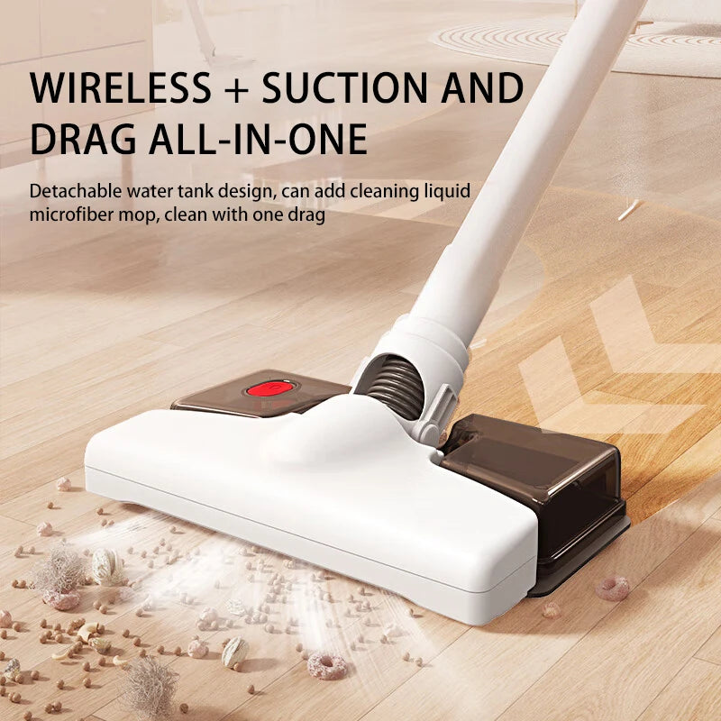 Cordless Vacuum Cleaner Household Detachable Lithium Battery