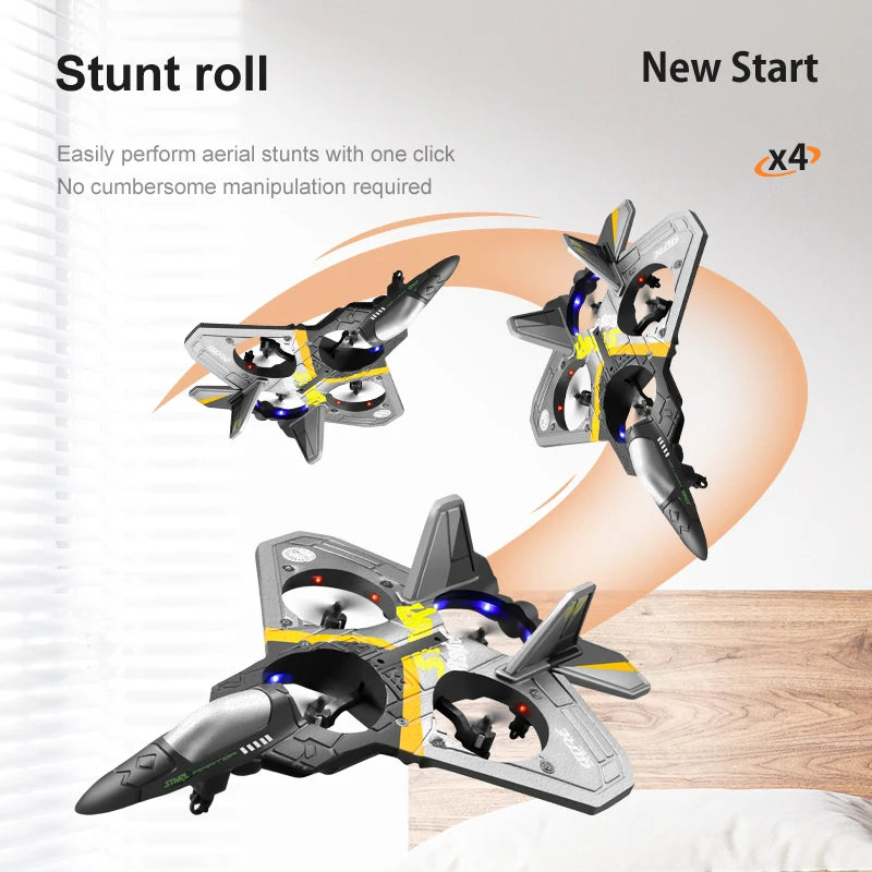 V17 RC Plane 6CH Remote Control Airplane Trick Fighter