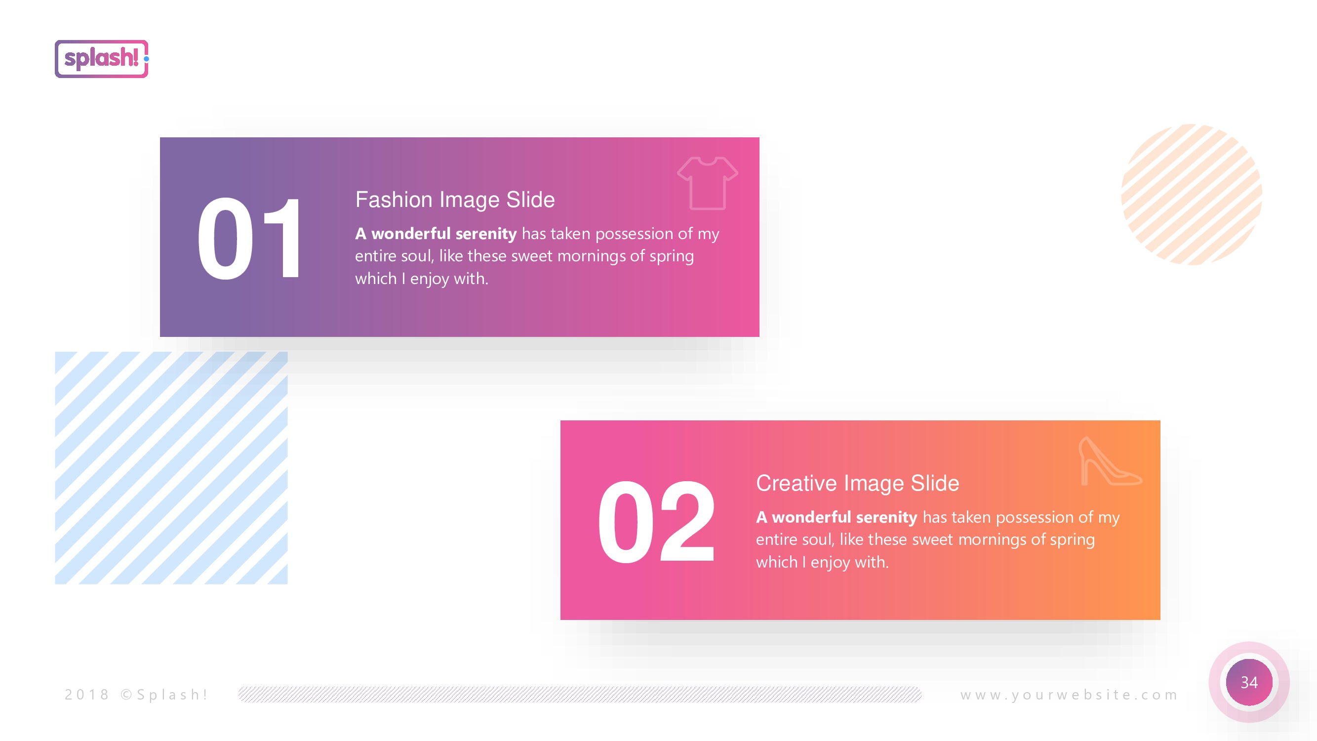 Splash PowerPoint template