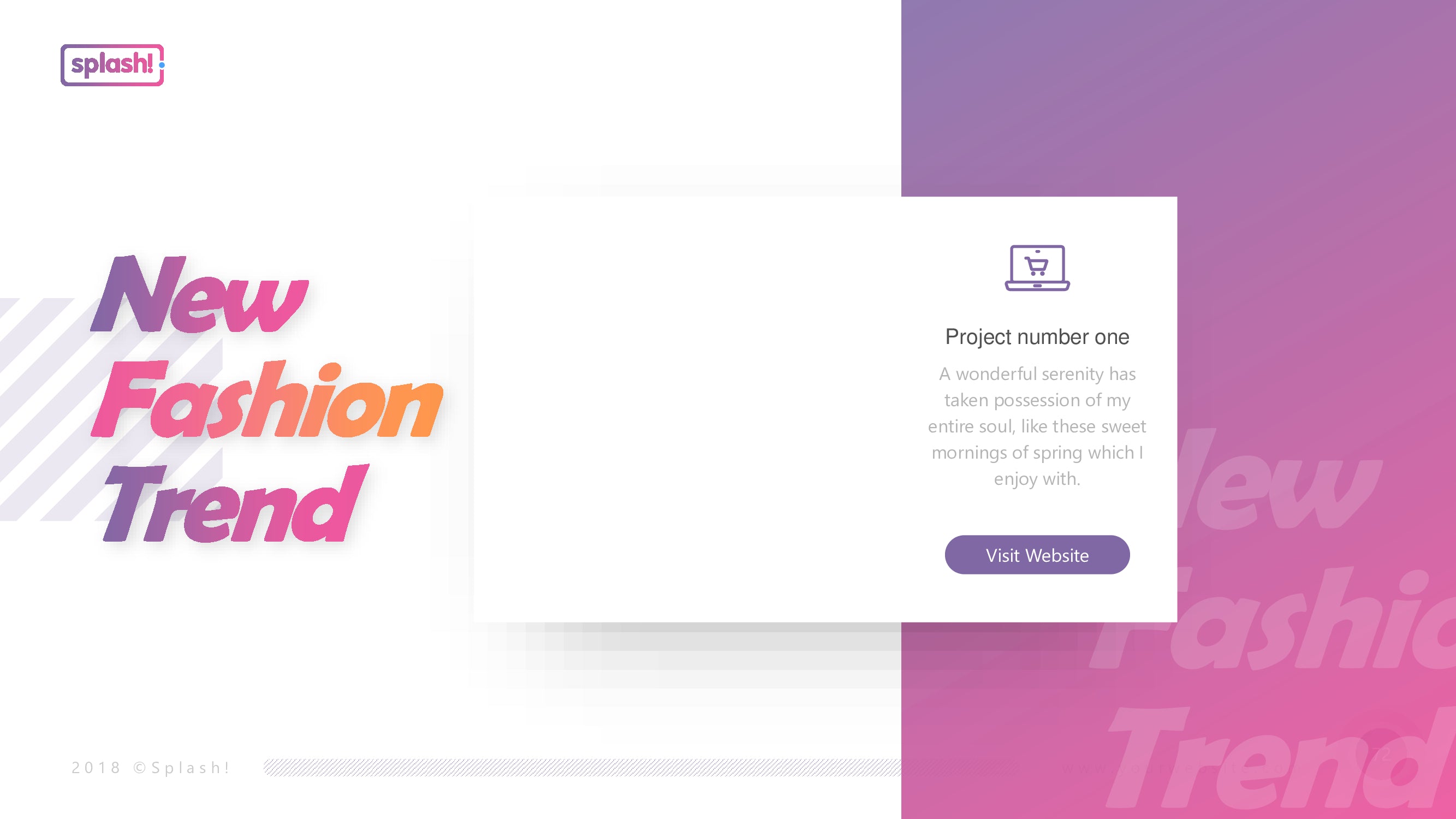 Splash PowerPoint template